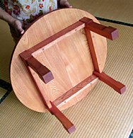 手作りちゃぶ台の脚