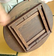 丸い折りたたみ・ちゃぶ台